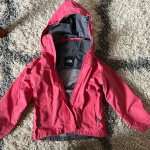 Girls North Face rain jacket Size Small